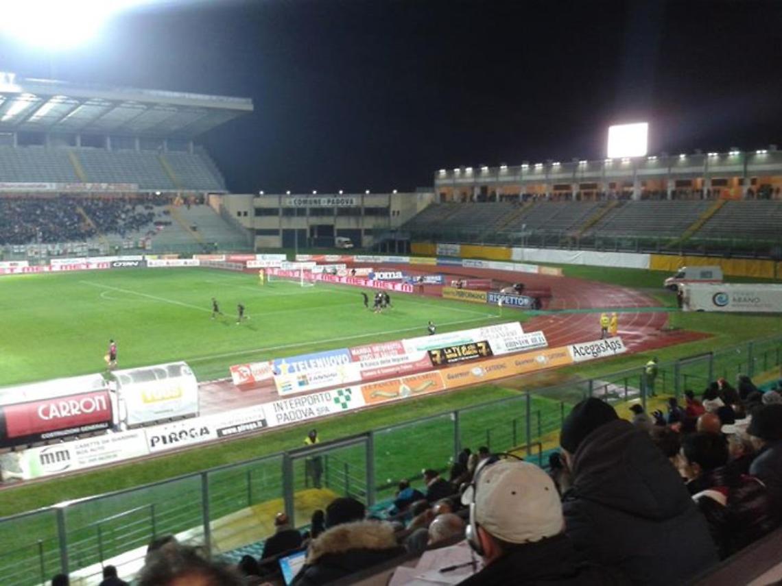 Lo stadio Euganeo prima dei lavori