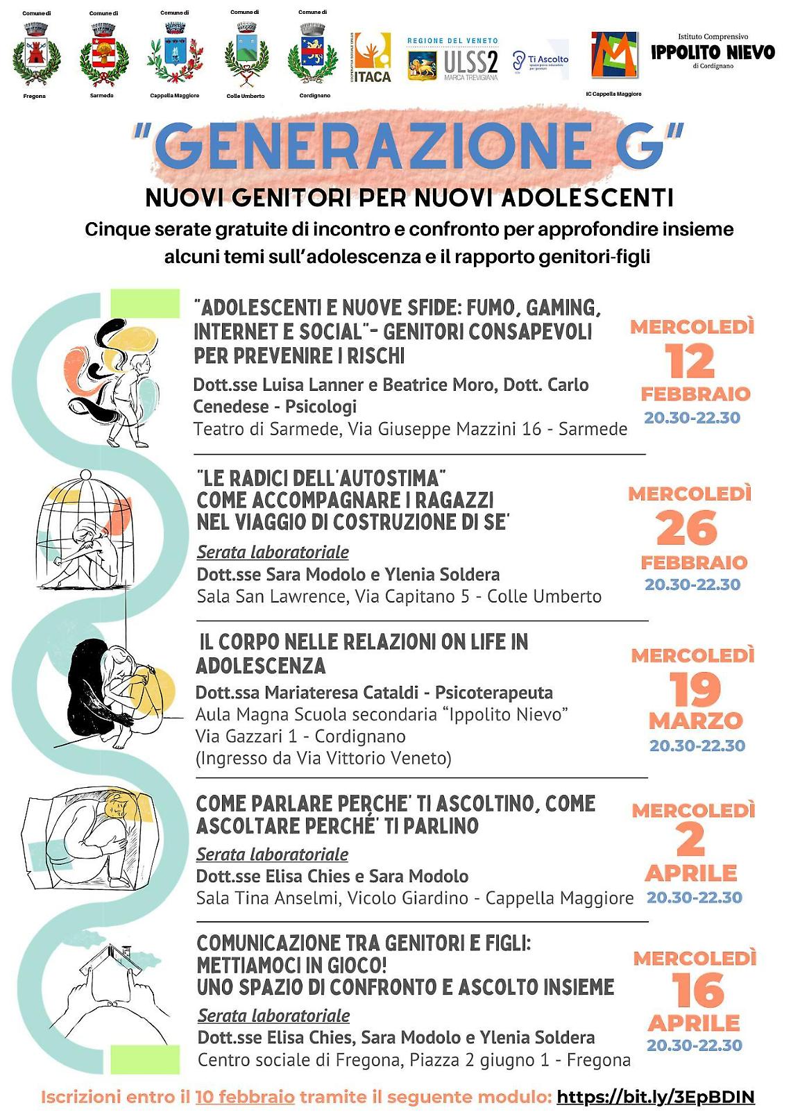 Generazione G 2025: Al via la seconda edizione con cinque serate gratuite per i genitori