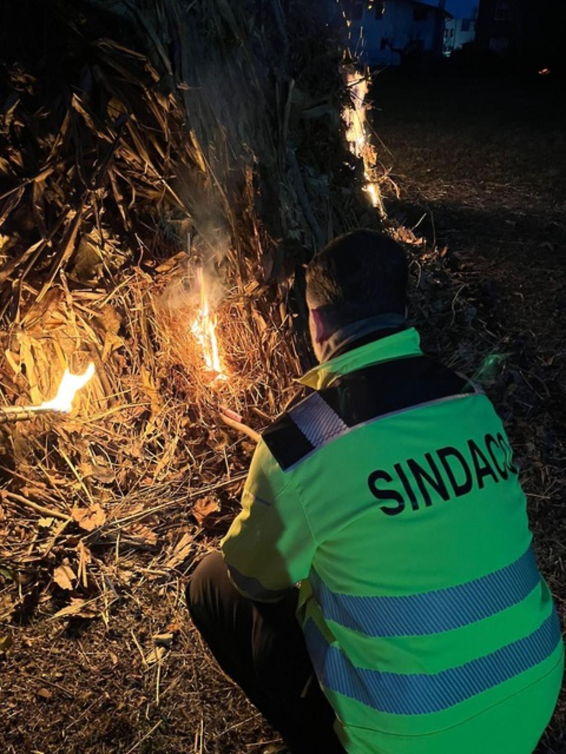 Successo per il Gran Falò di Noventa Padovana