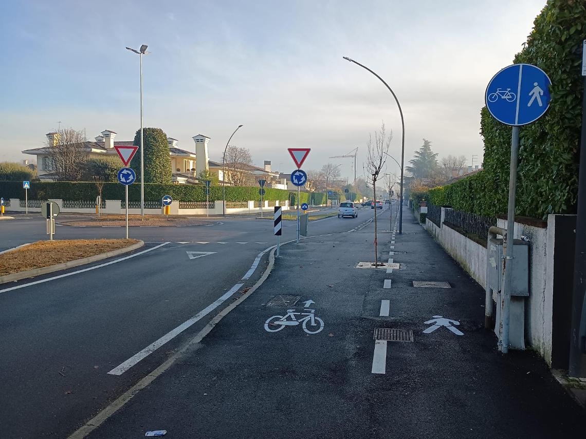 La nuova ciclabile