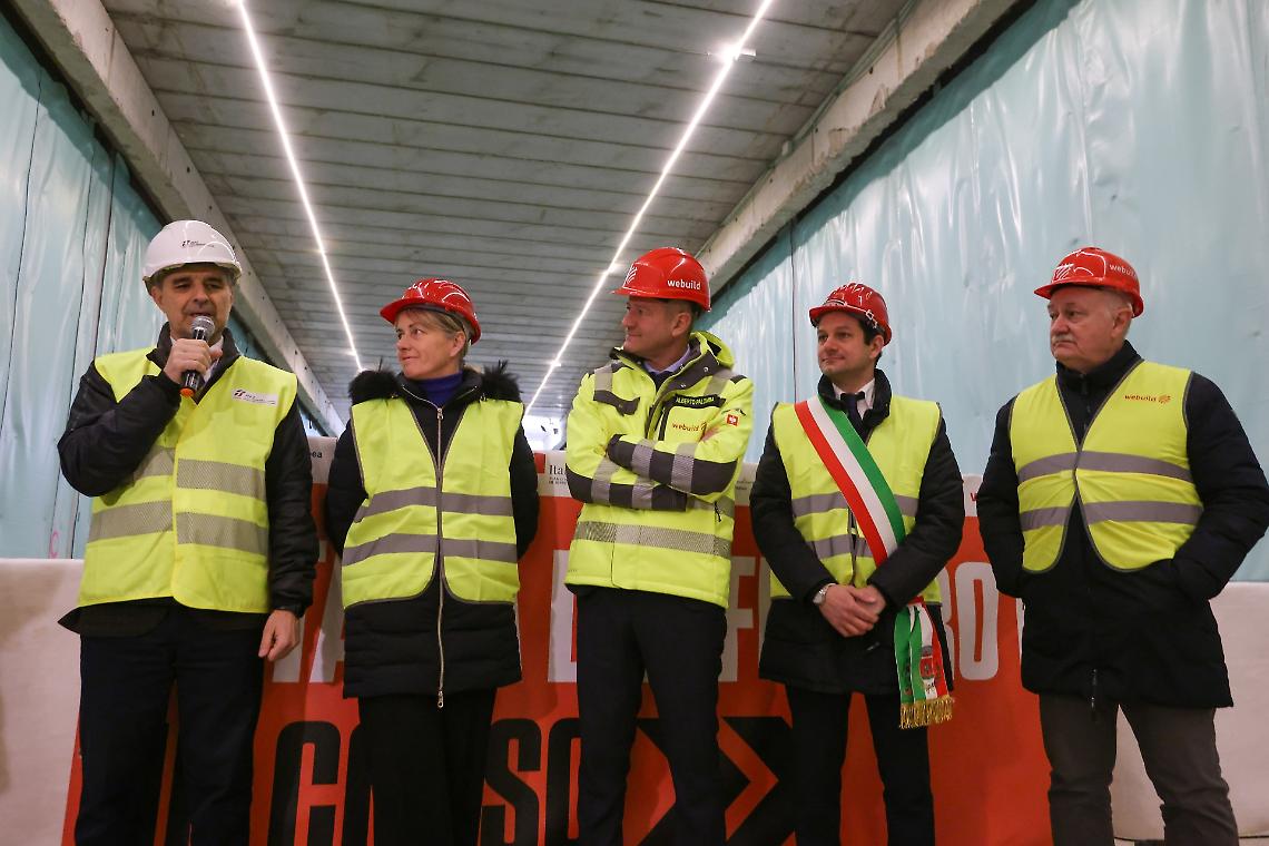 Proseguono i lavori della linea ferroviaria AV/AC Verona-Bivio Vicenza: completato lo scavo della galleria di San Martino Buon Albergo