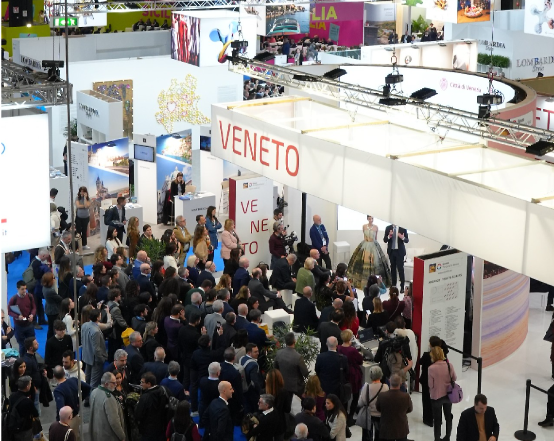 Il padiglione Veneto alla Bit dell'anno scorso