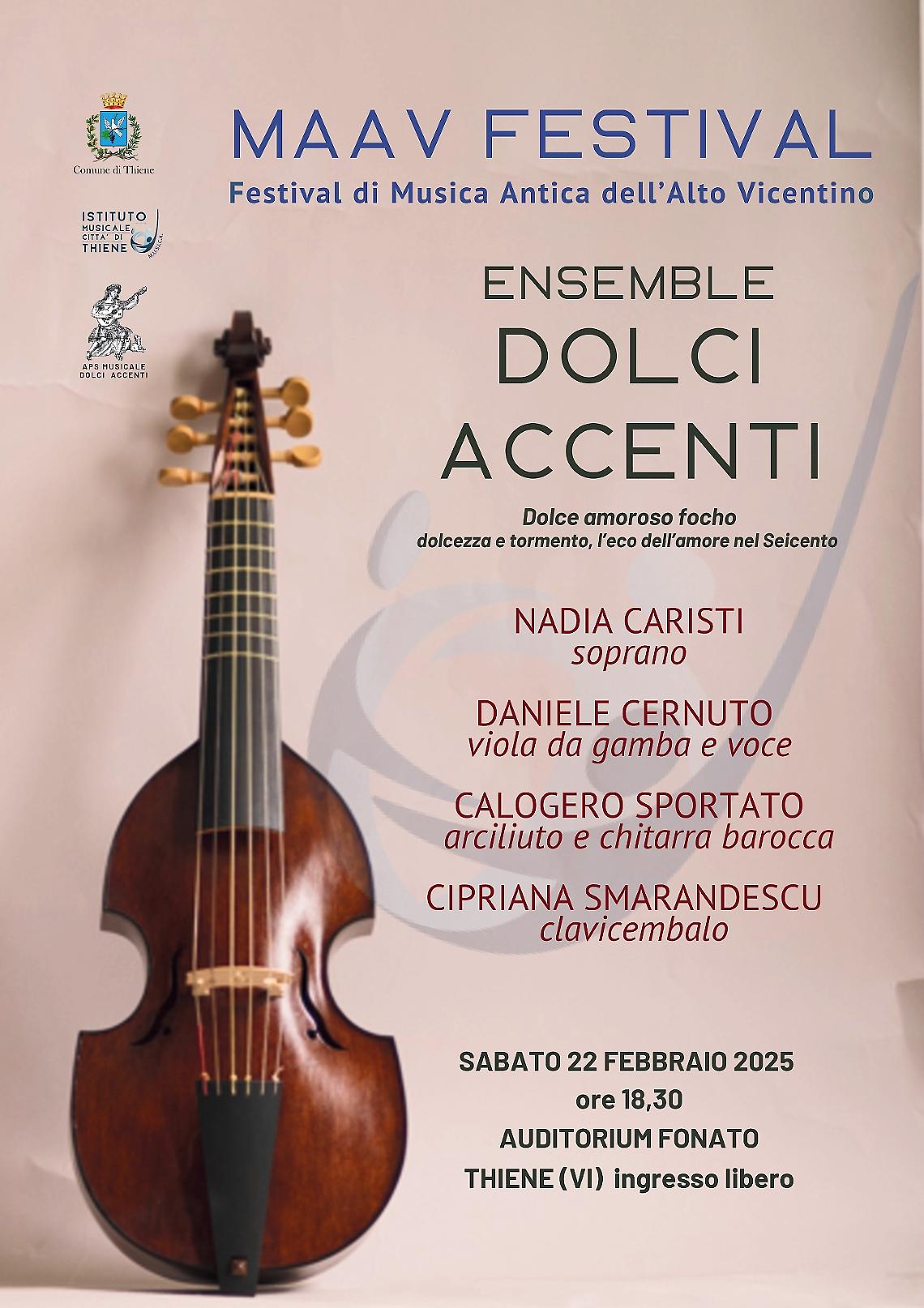 La musica barocca torna a incantare il pubblico con il concerto “Dolce amoroso focho”