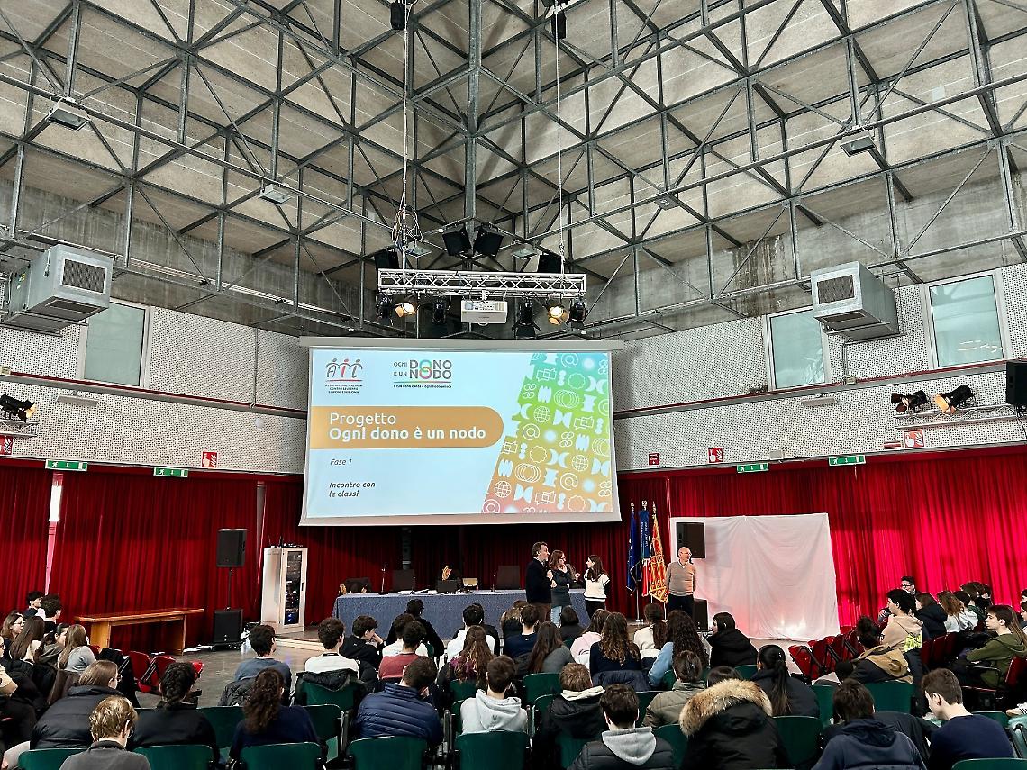 AIL Treviso al Liceo “Da Vinci”: al via il progetto per sensibilizzare alla cultura del dono