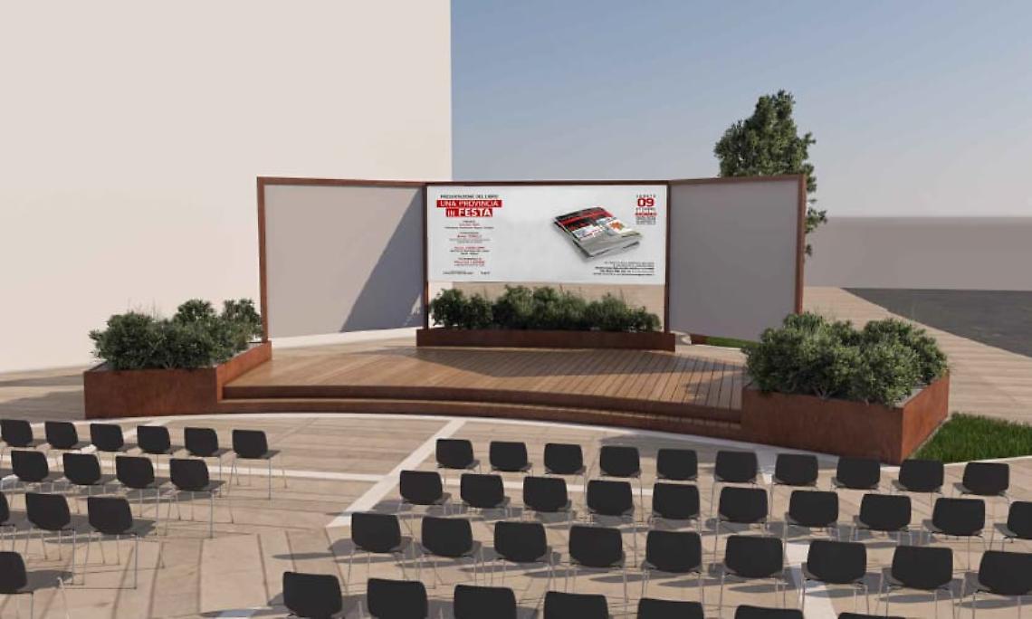 Montegrotto Terme, Piazza Roma si rinnova: un palco per la cultura nel cuore della città