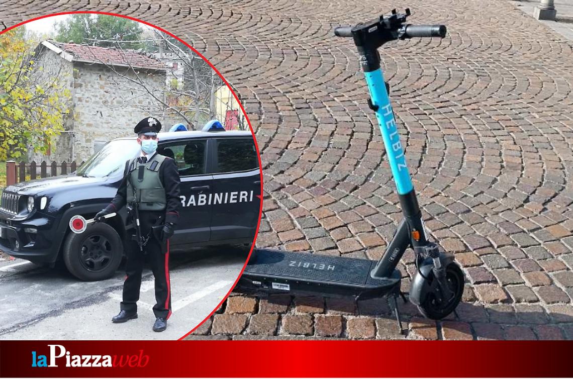 Fermato un giovane a 80 km/h sul monopattino: multa e sequestro del mezzo 