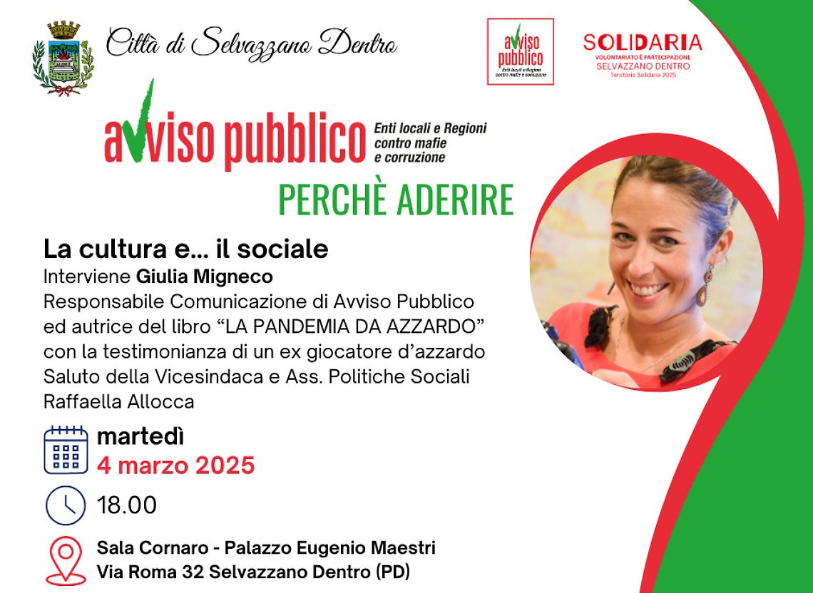 Locandina dell'iniziativa