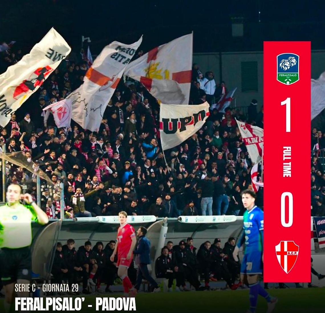 Feralpisalò-Padova: dal delirio di Vicenza alla beffa del Lino Turina