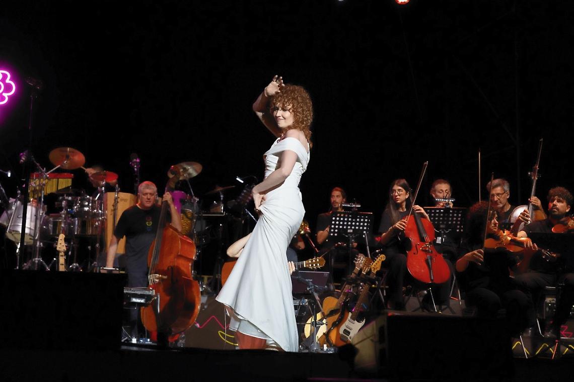 Fiorella Mannoia in concerto, foto di Luca Brunetti