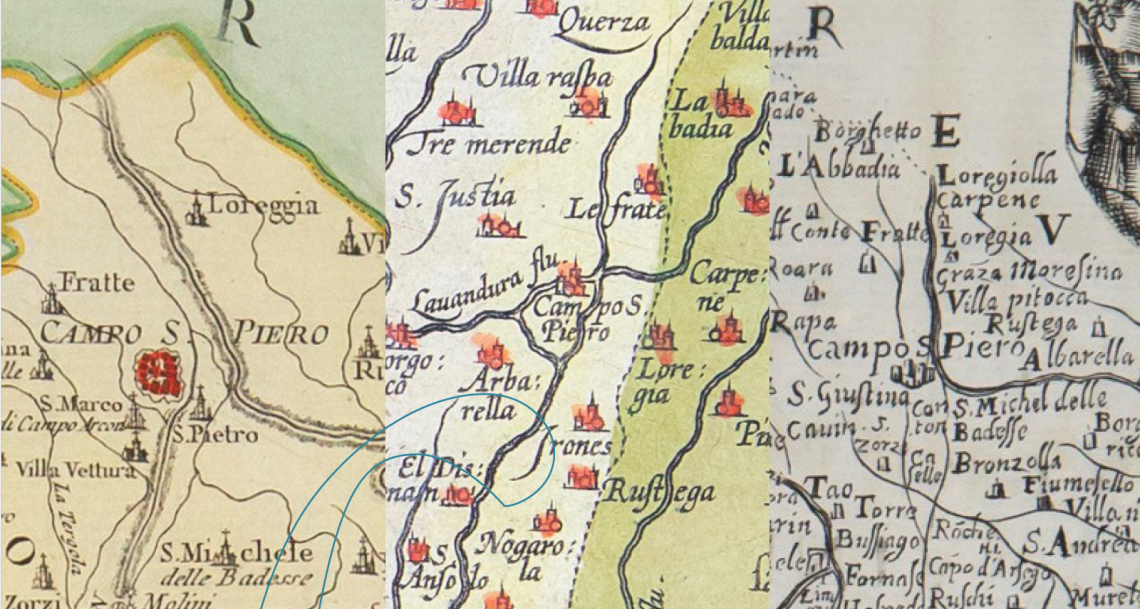Mappa dei fiumi Serenissima 