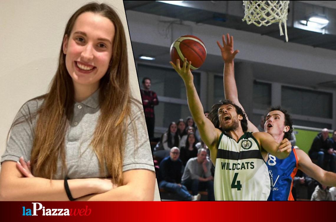 A sinistra l'arbitro Alice Fornasier. A destra una foto dell'incontro