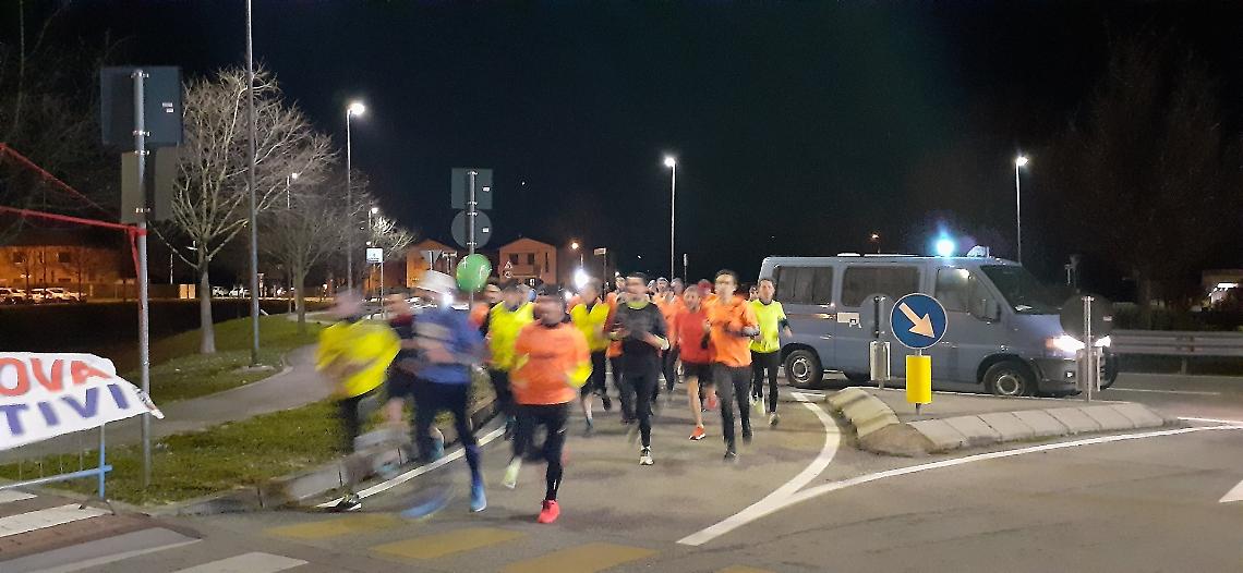 Runners urbani alla "Corri x Padova", una delle prime iniziative di questo tipo in Veneto