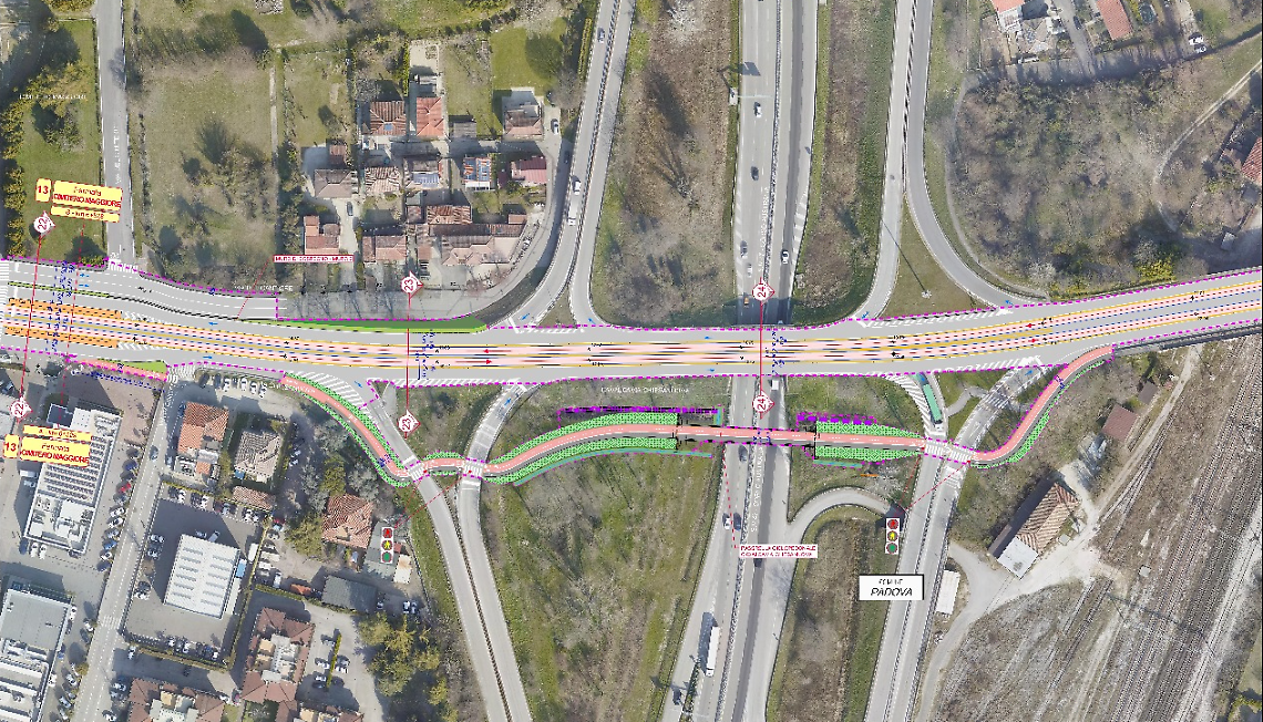 Progetto Sir2 a Padova: una nuova passerella ciclopedonale e il trasferimento di 50 alberi per proteggere il verde urbano