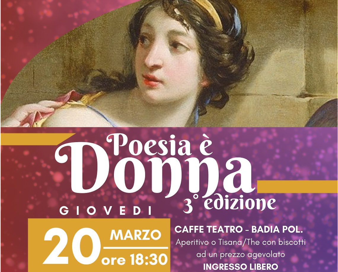 La locandina dell'evento