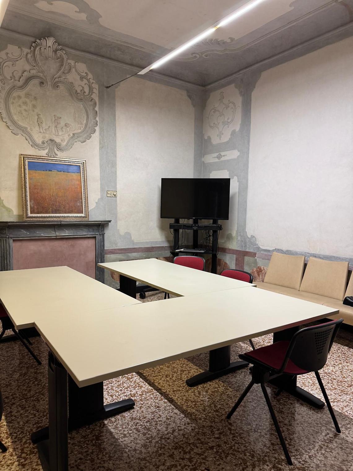 Sala studio Villa Rana