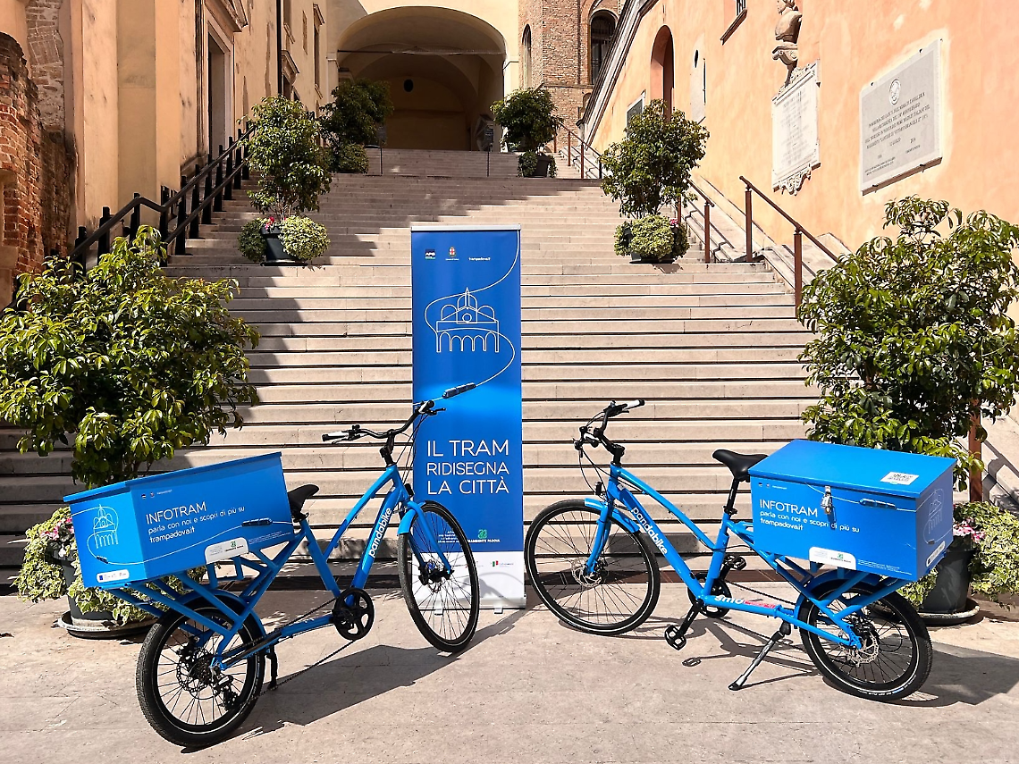 Parte INFOTRAM, un importante servizio di informazione alla cittadinanza sulle nuove linee tranviarie.