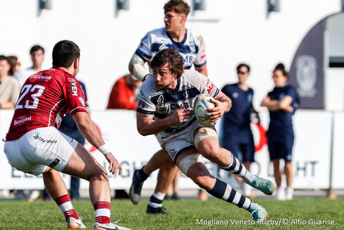 Mogliano trionfa contro Valorugby: vittoria con dedica a Baldino nell'ultima in casa
