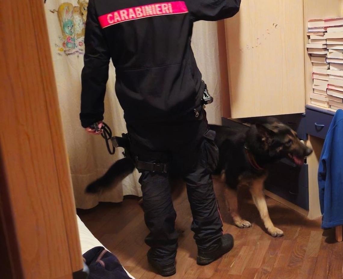 Foto della perquisizione