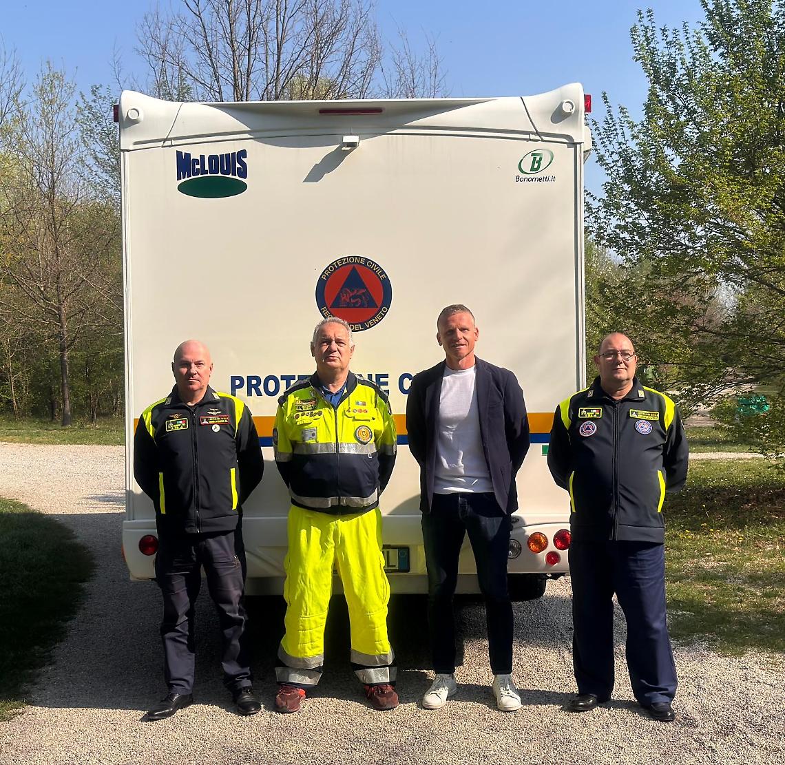 Al via la collaborazione fra Protezione Civile Interregionale e Protezione Civile di Martellago