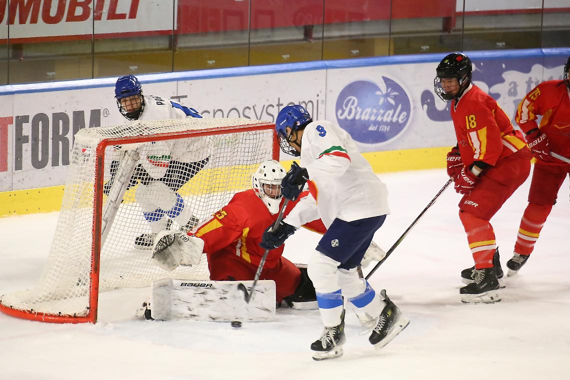 Foto della partita contro la Cina