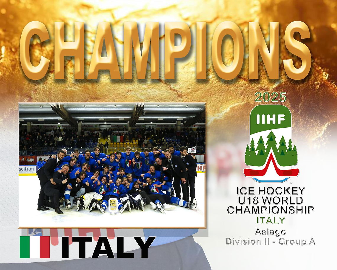 L'Italia trionfa ai mondiali di Asiago
