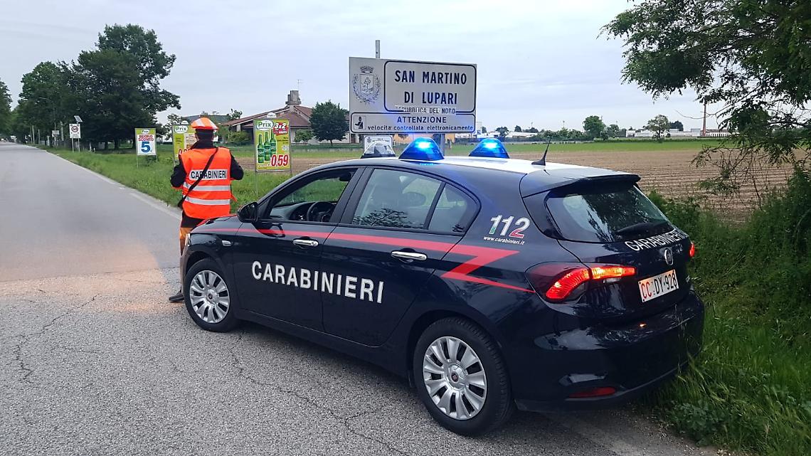 Foto della pattuglia che ha eseguito l'arresto
