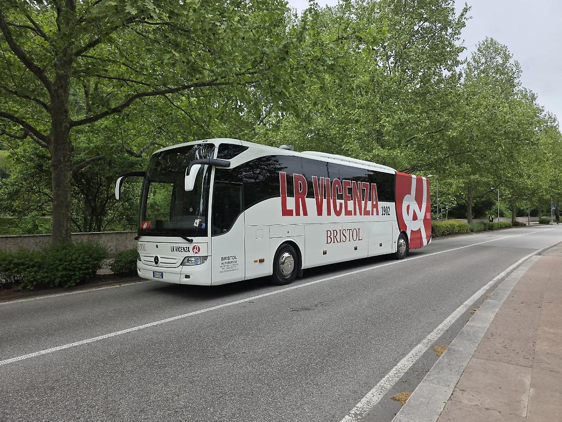 Il Vicenza è appena arrivato a Trento