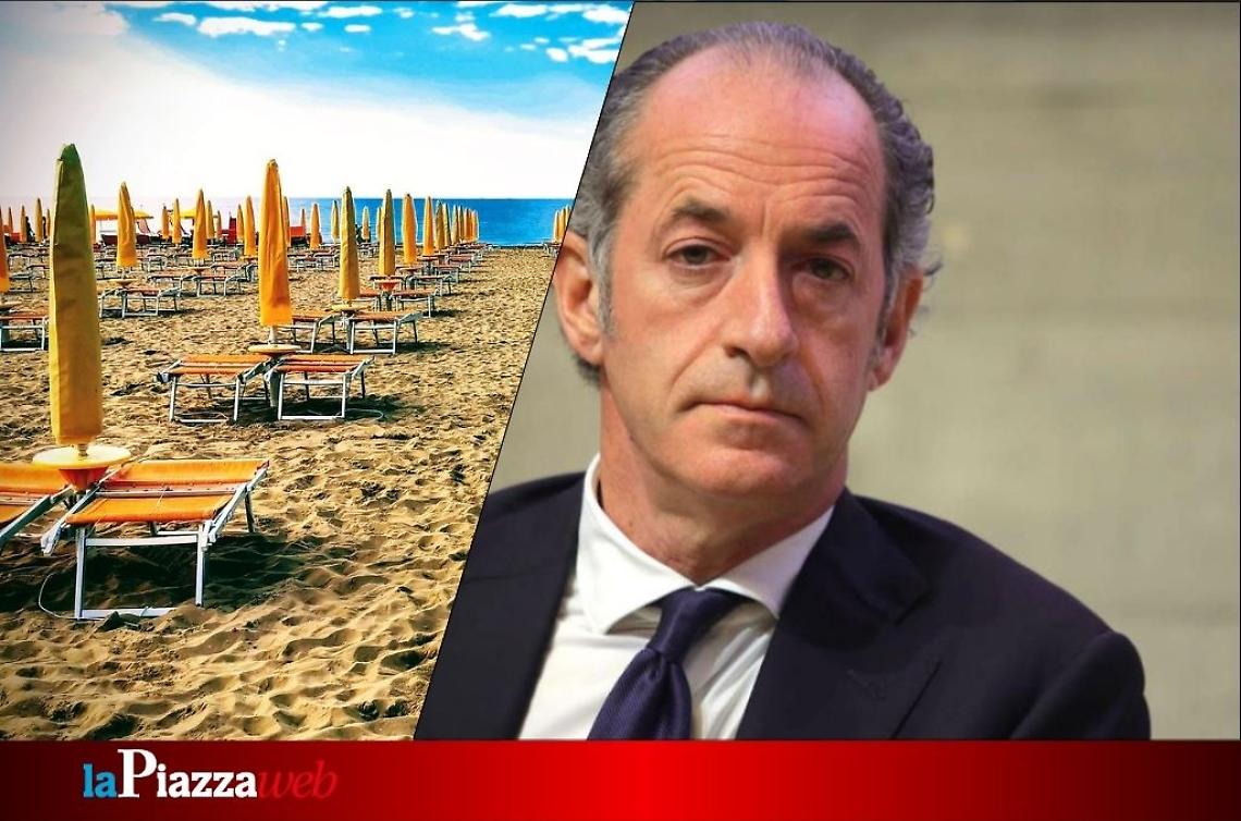  Zaia appoggia le "zone rosse" estive: «Sicurezza prioritaria per Venezia e le spiagge del Veneto»