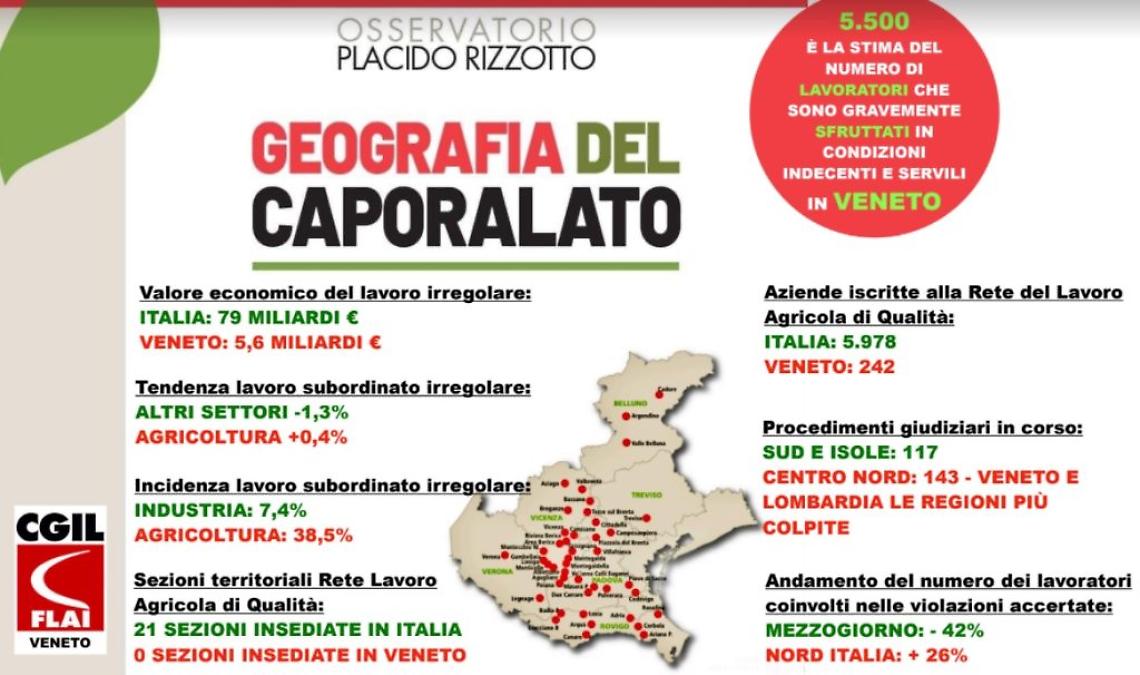 I dati della CGIL sullo sfruttamento nei campi