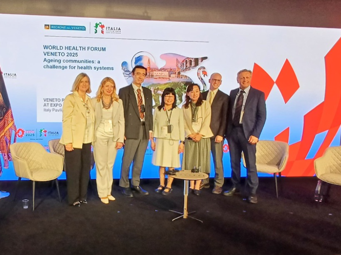 La sanità veneta sbarca all’Expo di Osaka: prevenzione e invecchiamento attivo al centro del dibattito globale