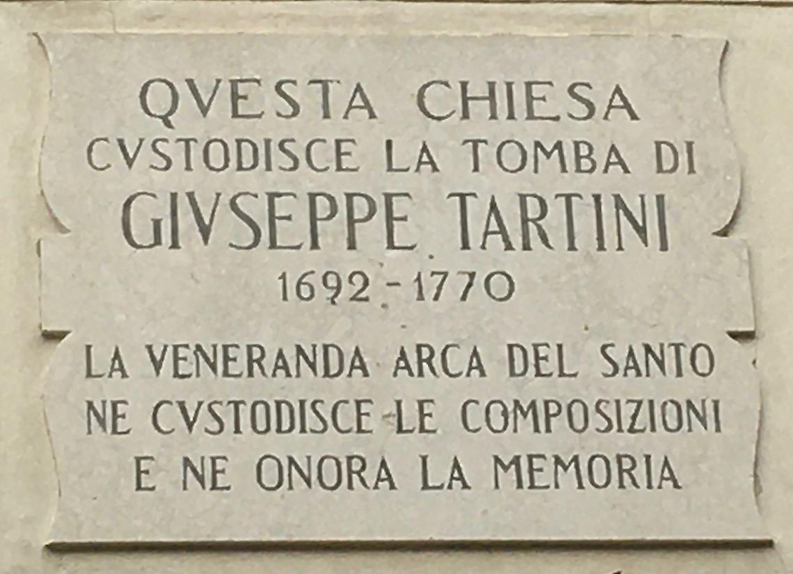 Padova riscopre Tartini: passeggiata con concerto finale alla Chiesa di Santa Caterina