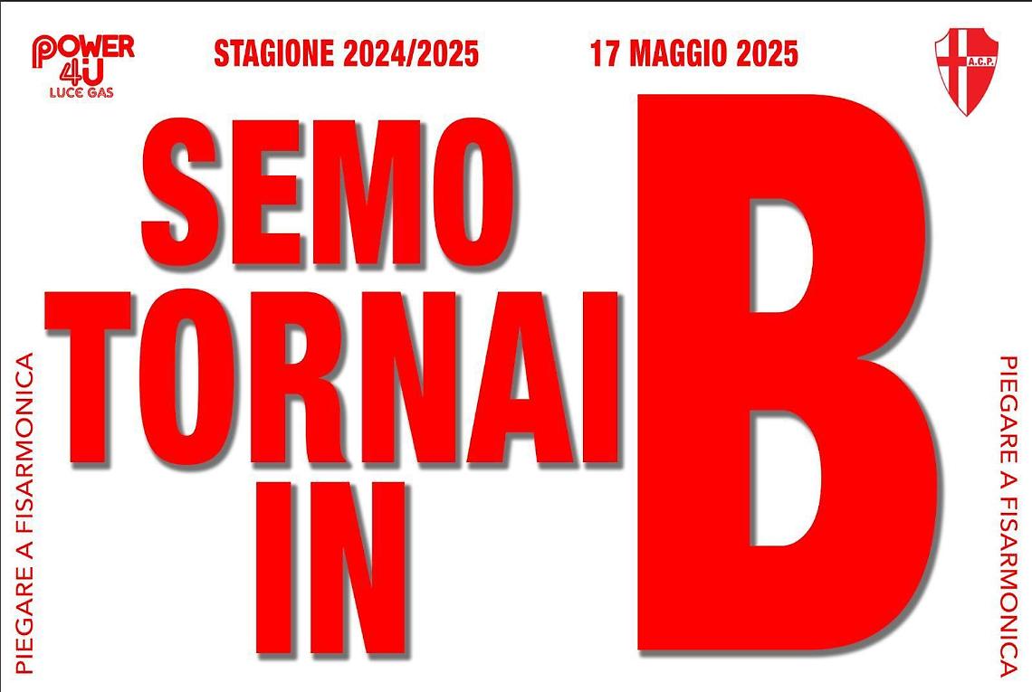 La locandina della storica promozione