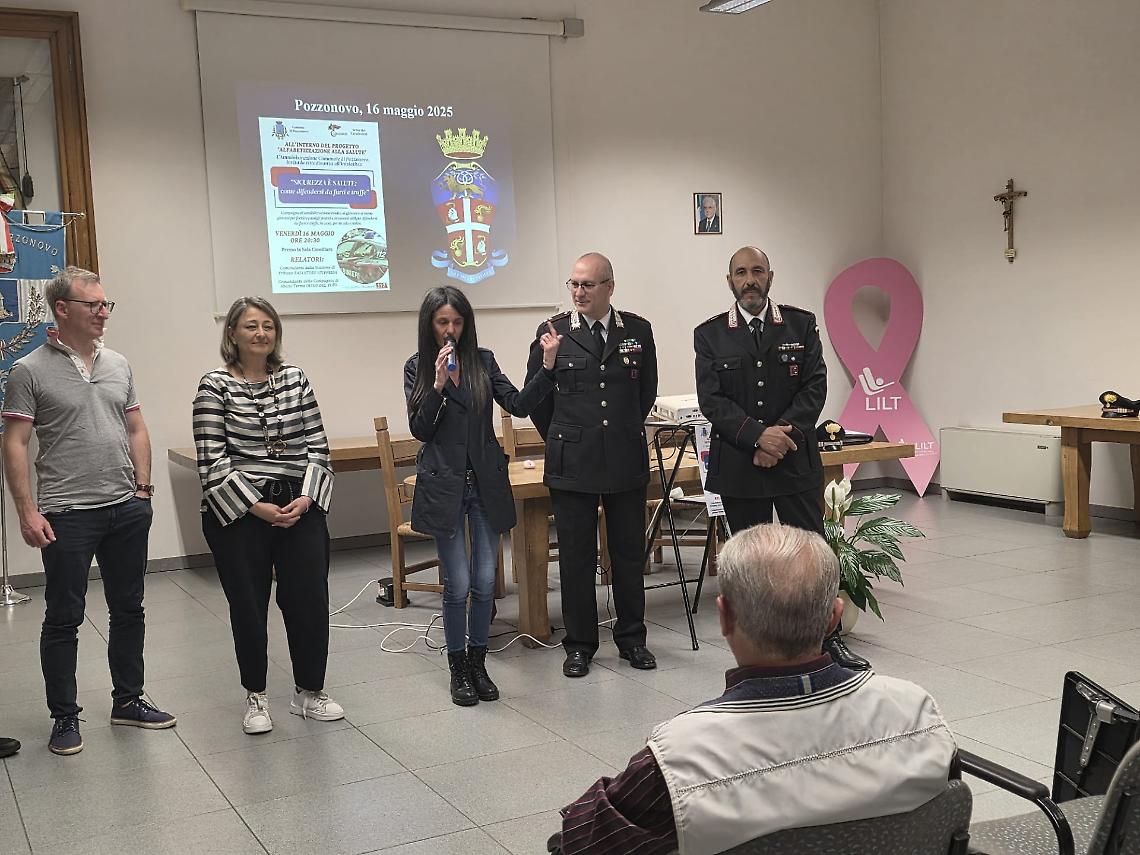 Furti e truffe, come difendersi: a Pozzonovo una serata di confronto tra cittadini e forze dell’ordine