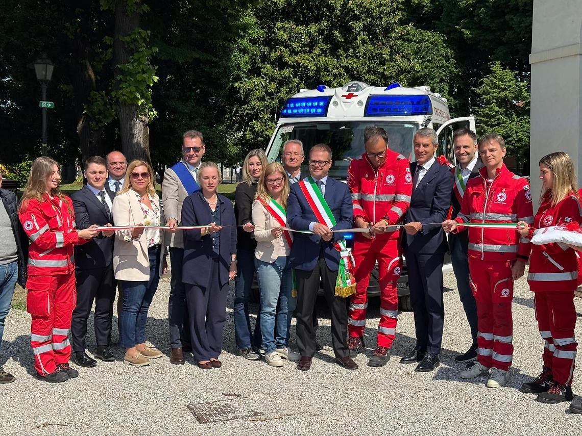 Inaugurazione dei mezzi ad Albignasego