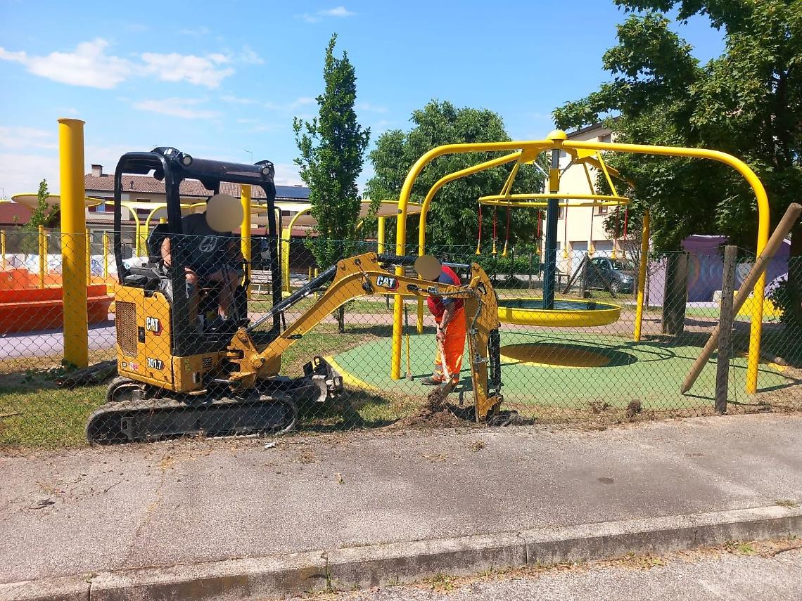 Parco inclusivo via delle Acacie a Fontaniva