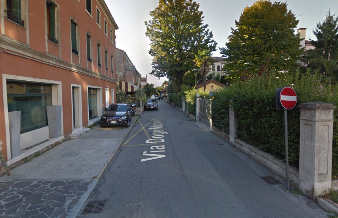 L'incrocio tra via Doge Michiel e via Ascalona