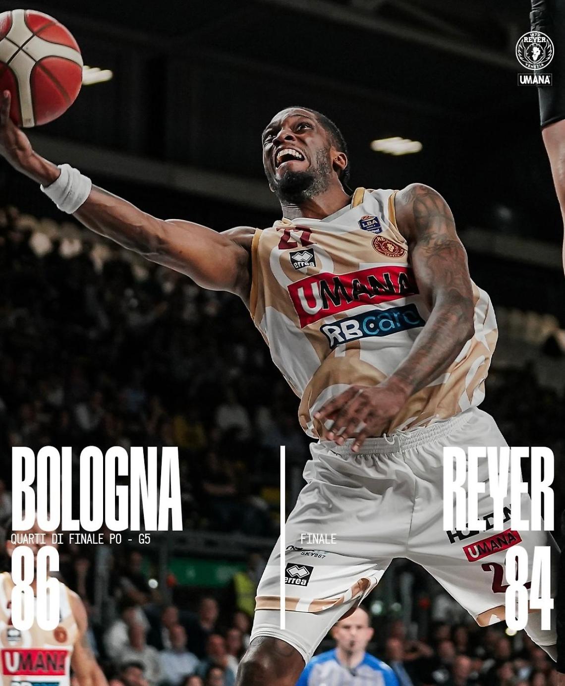 Virtus Bologna all’ultimo respiro stende un super Venezia, è semifinale