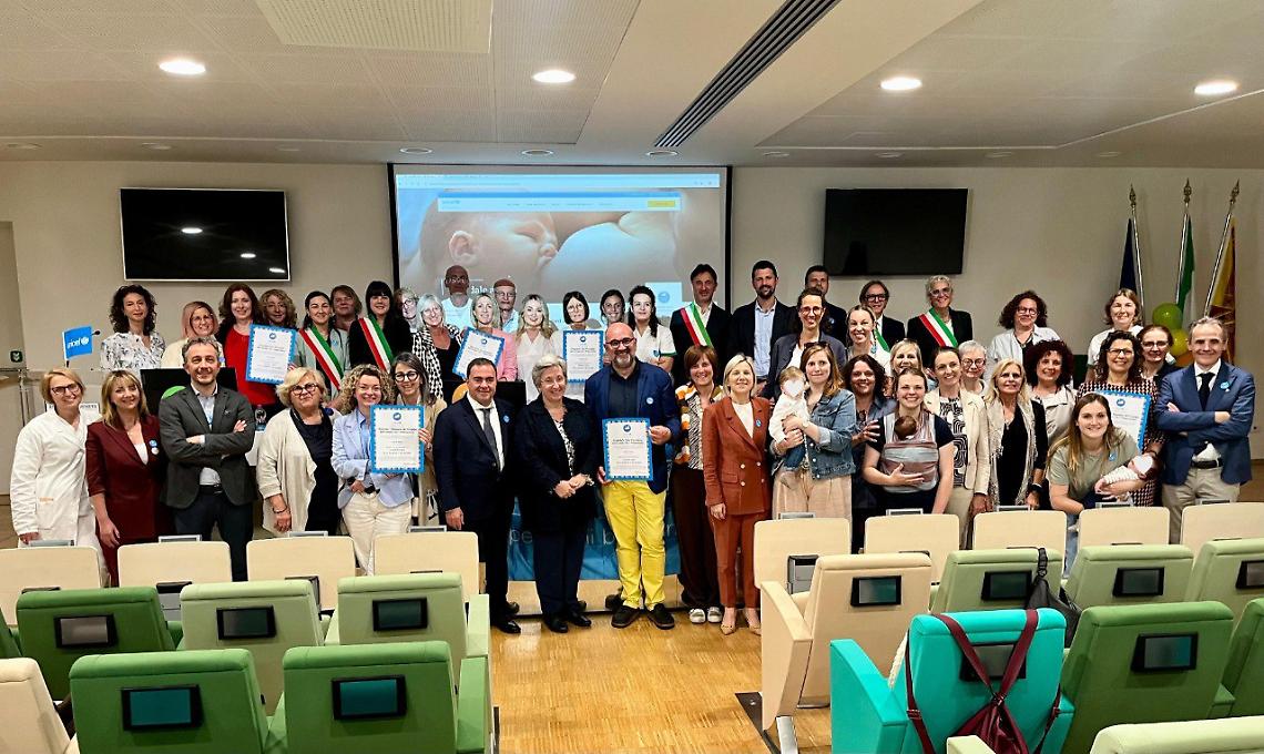 Foto della consegna del premio