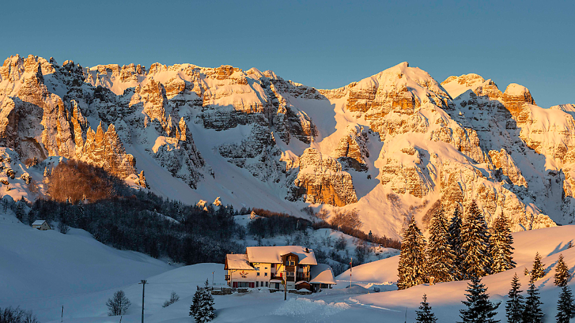 Foto del rifugio dove è stata trovata l'auto