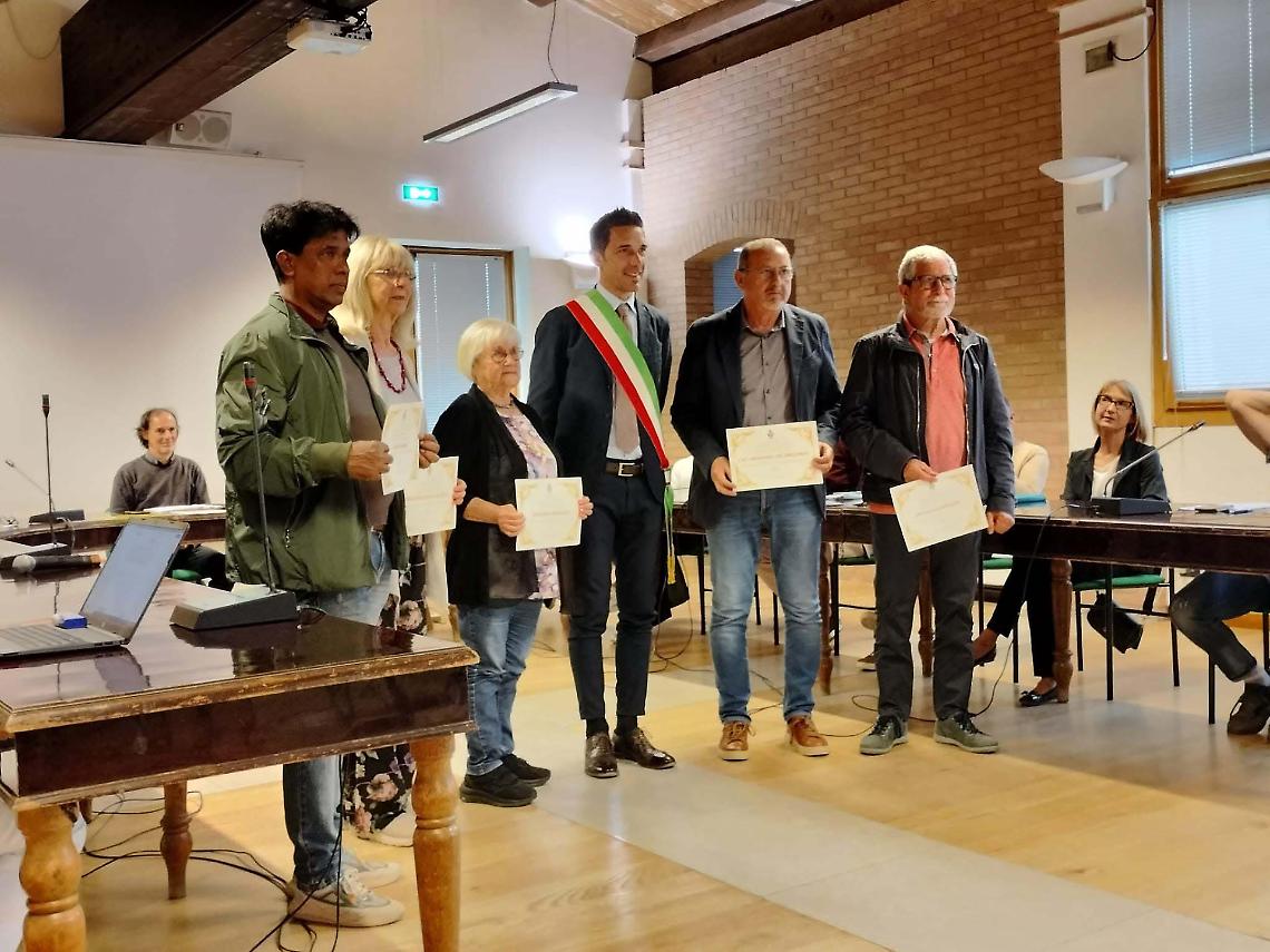 Vigonovo premia cinque volontari e approva nuovi progetti per mobilità e servizi