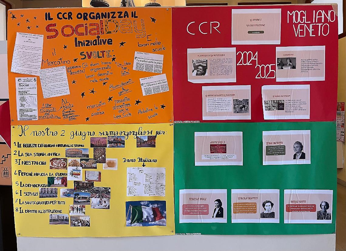 I cartelloni creati dai giovani di Mogliano per l'iniziativa