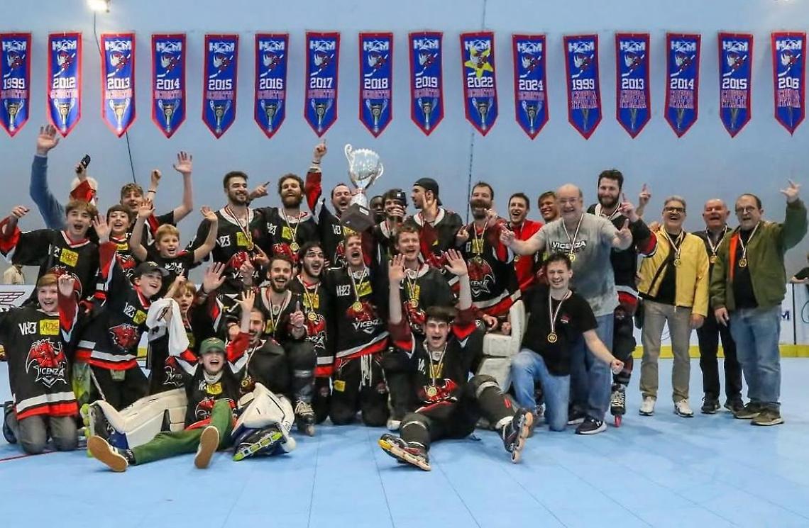 Vicenza Hockey, una stagione da sogno: il double è realtà