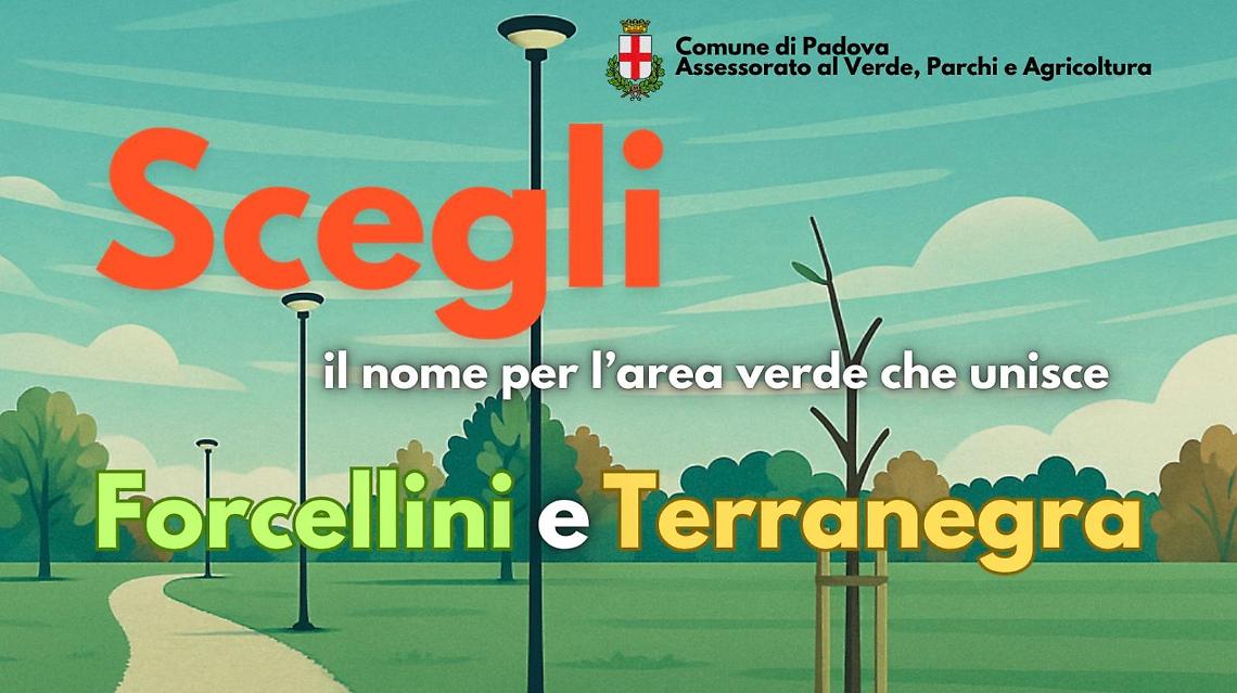 padova: i cittadini scelgono il nome della nuova area verde tra forcellini e terranegra