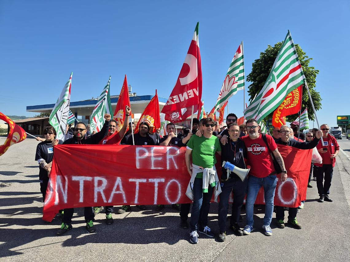 Foto dello sciopero
