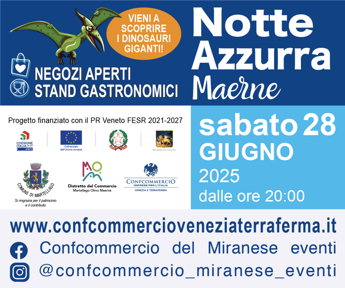 Notte Azzurra 2025 – Maerne ritorna al Mondo Perduto