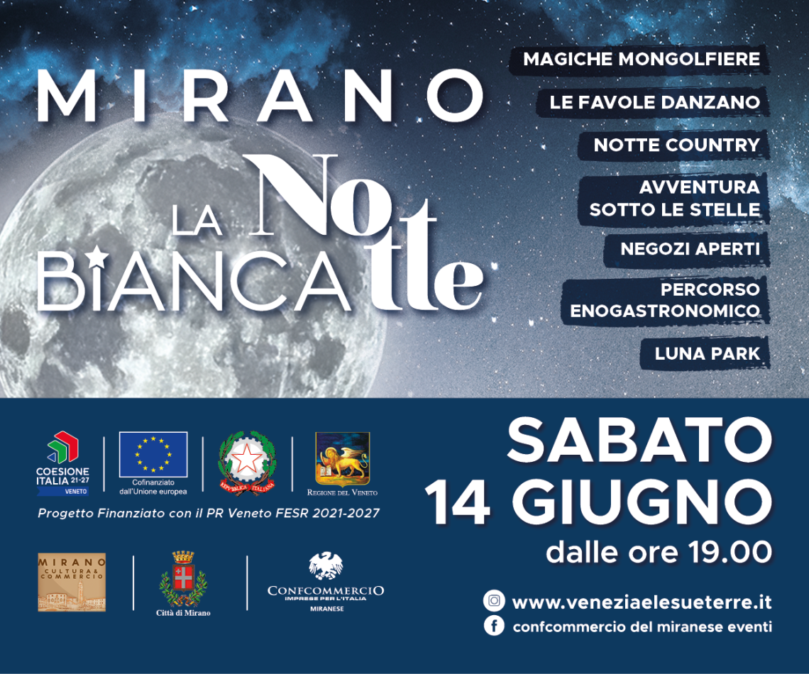 Mirano si illumina per la Notte Bianca