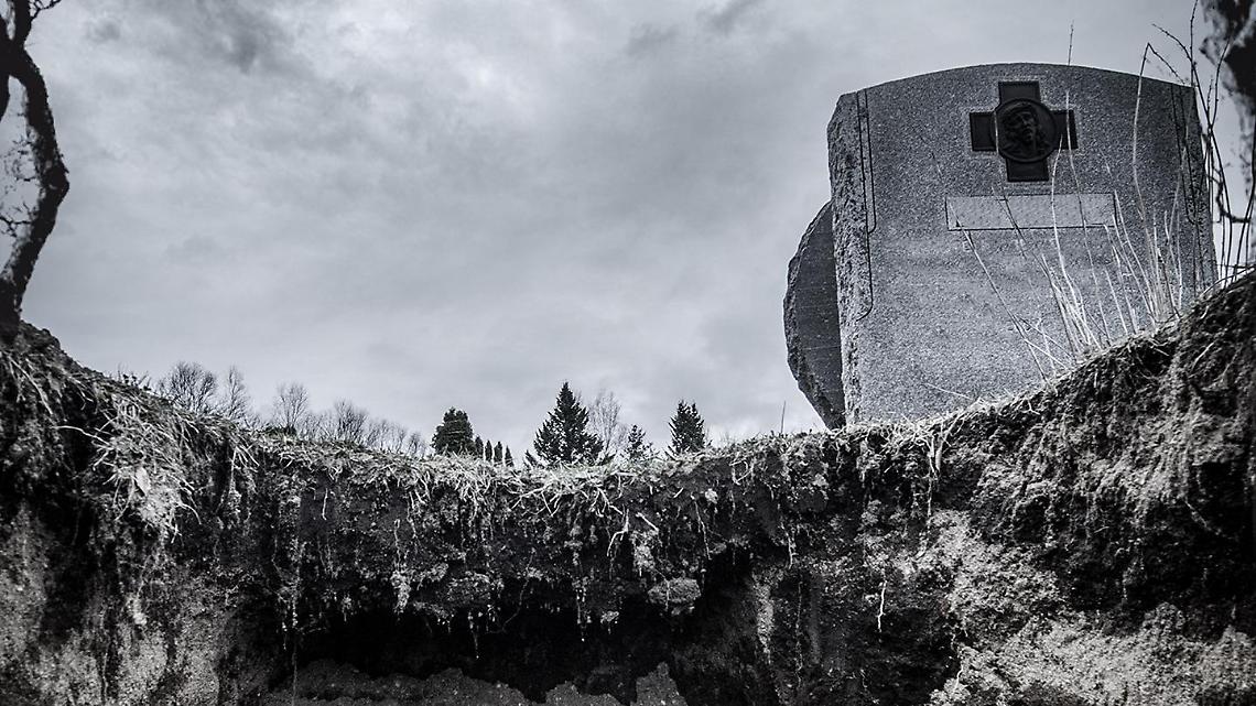 Foto delle foibe durante la Grande Guerra