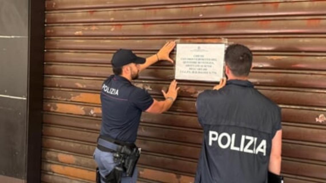 Lido, bar pizzeria in via Corfù chiuso per dieci giorni dal questore