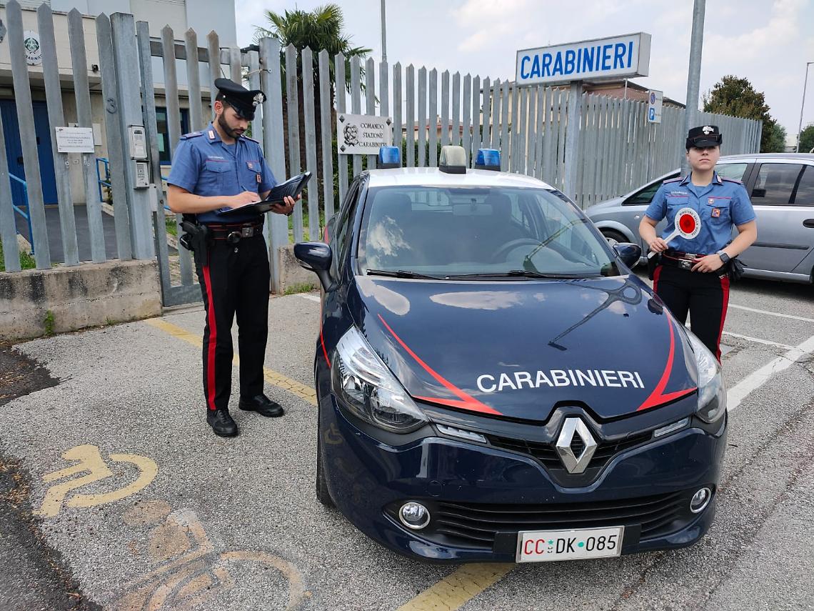 La caserma dei Carabinieri di Mestrino