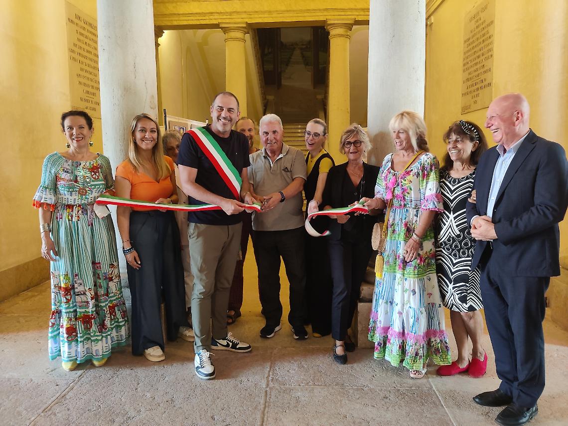 L'inaugurazione della mostra